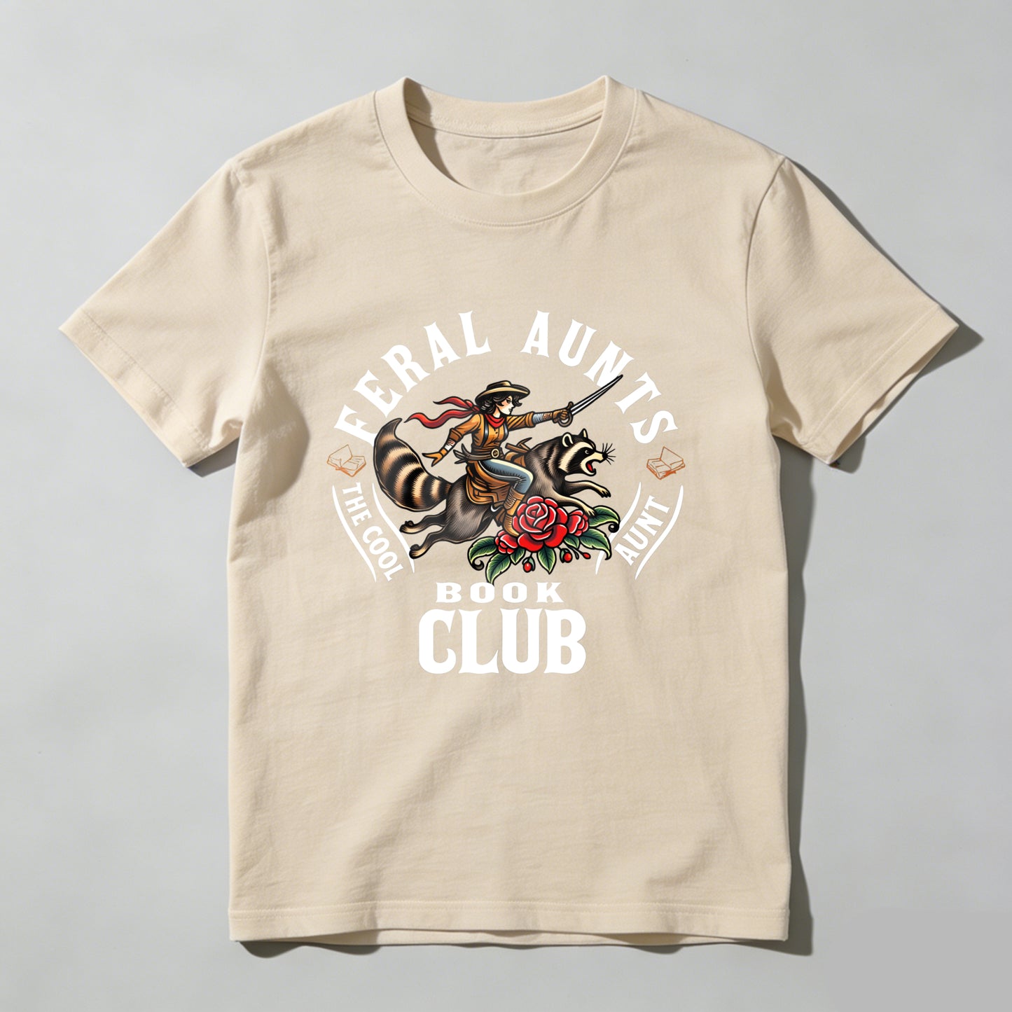 Wardrobecart Feral Aunts Book Club The Cool Aunt Unisex Classic T-shirt