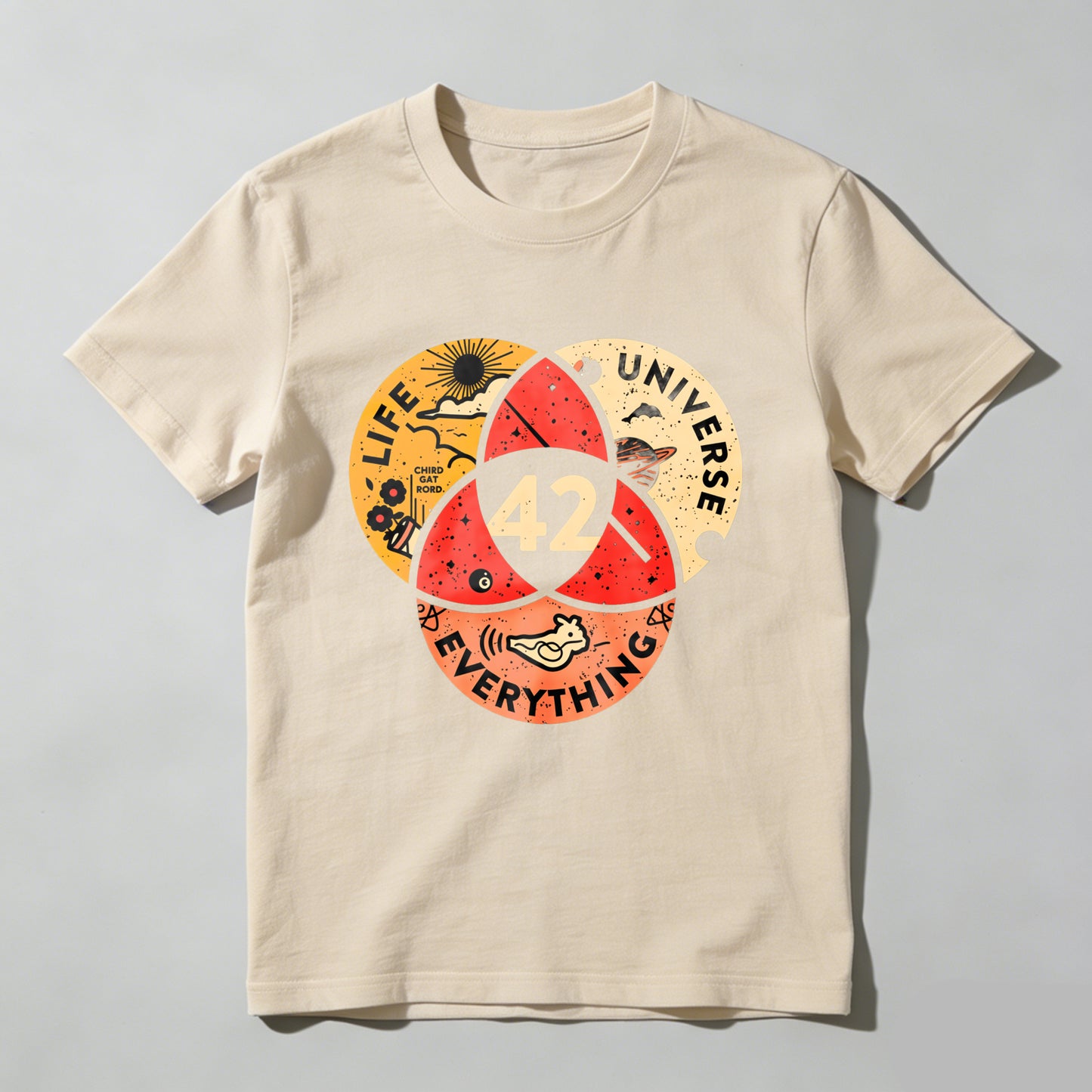 Wardrobecart Life Universe Everything Number Forty Two Unisex Classic T-shirt