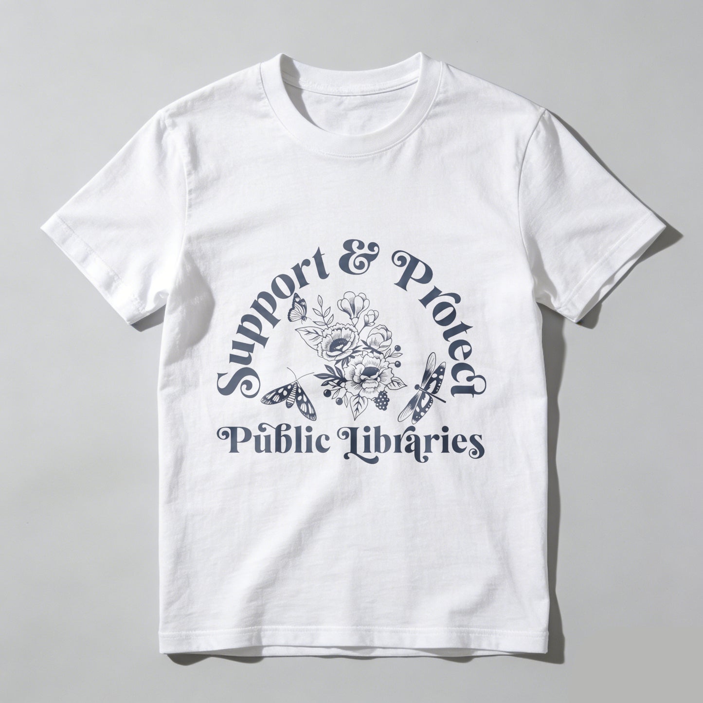 Wardrobecart Support And Protect Public Libraries Unisex Classic T-shirt