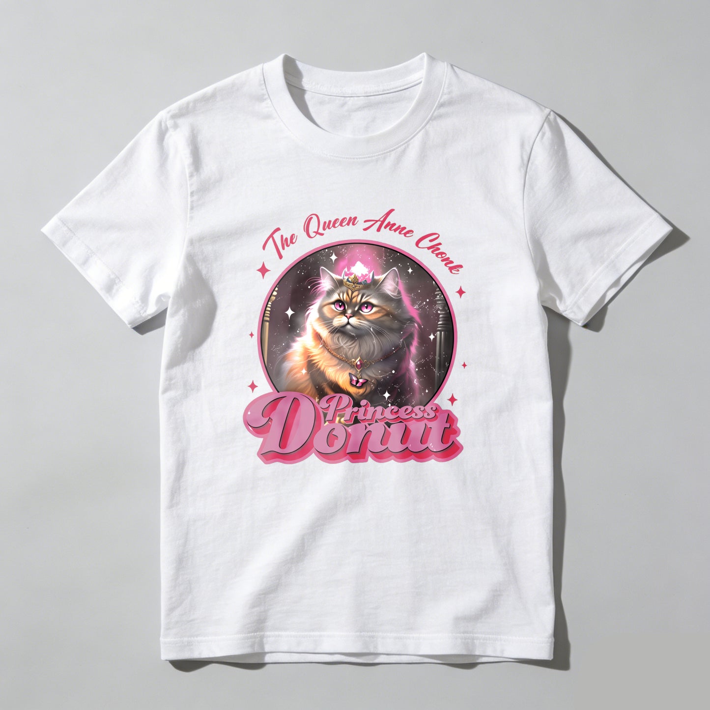 Wardrobecart The Queen Anne Cat Princess Donut Unisex Classic T-shirt