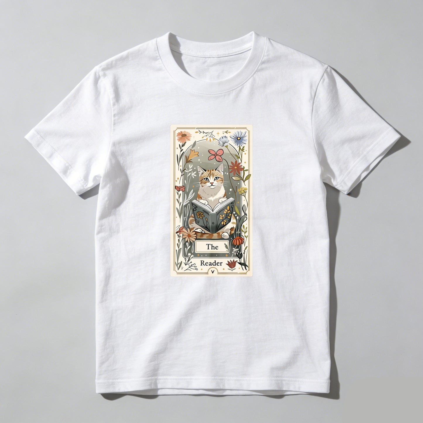 Wardrobecart The Reader Tarot Card Design Unisex Classic T-shirt