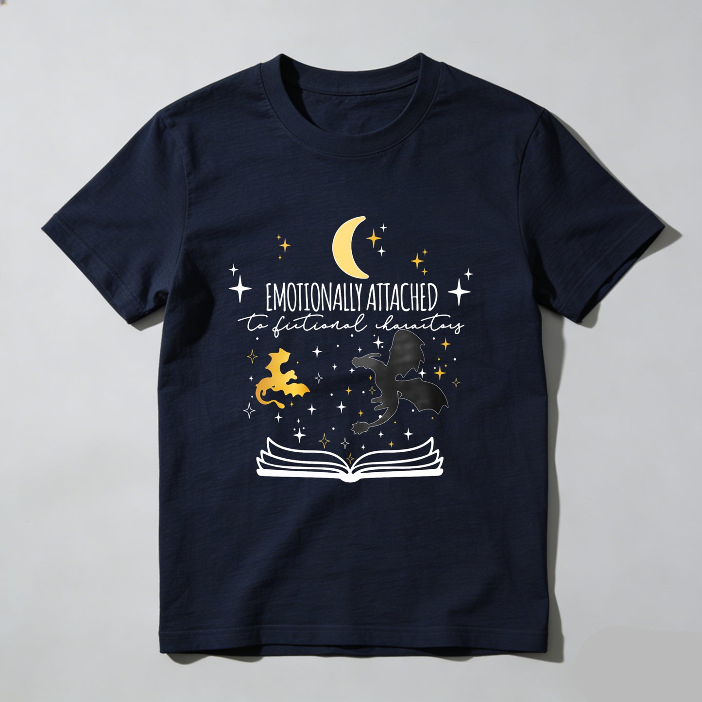 Wardrobecart Emotionally Attached To Fictional Characters Unisex Classic T-shirt