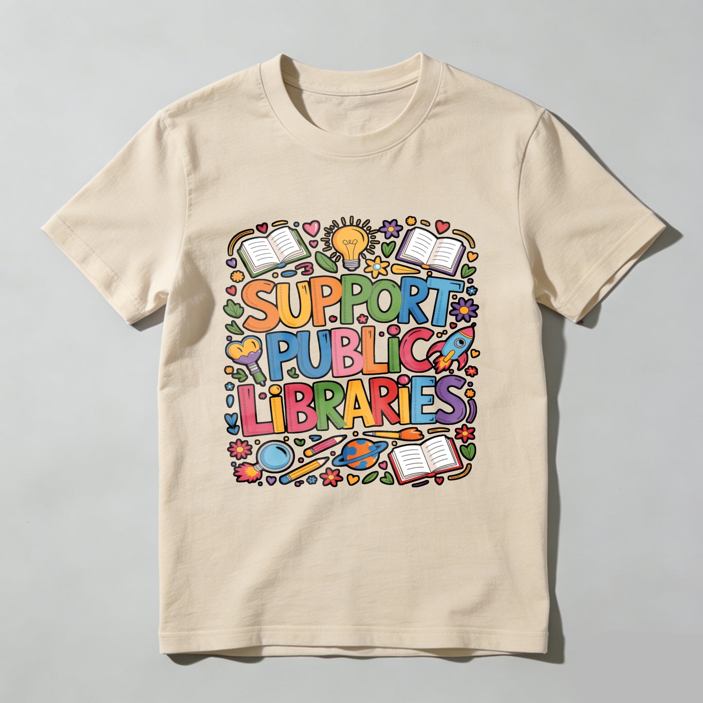 Wardrobecart Support Public Libraries Unisex Classic T-shirt