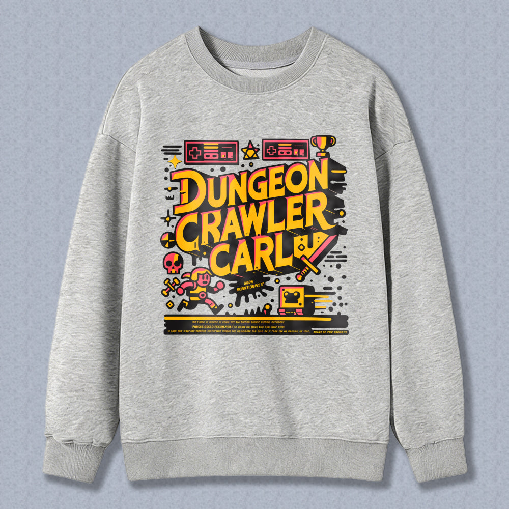 Wardrobecart Dungeon Crawler Carl Pixel Art Design Unisex Classic Sweatshirt