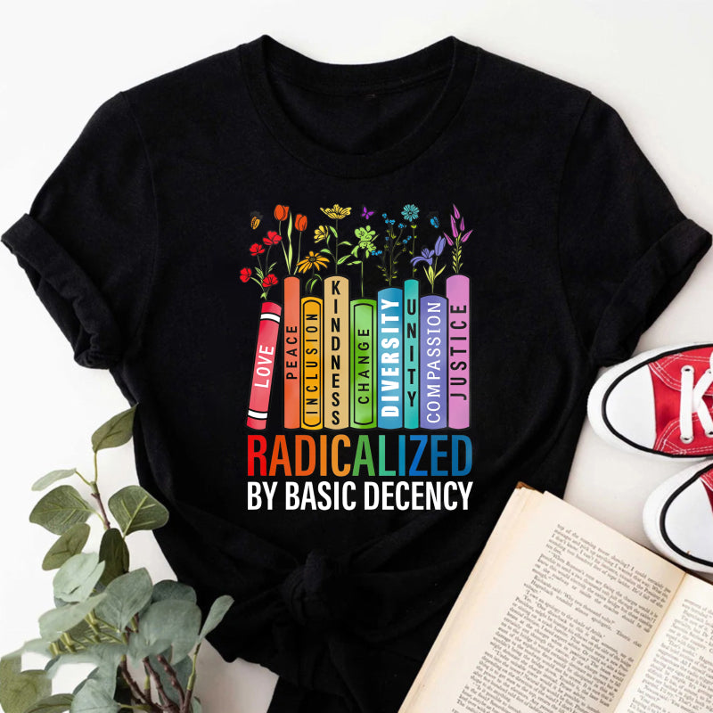 Wardrobecart Love Peace Inclusion Kindness Change Diversity Compassion Justice Unisex Classic T-shirt