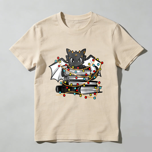Wardrobecart Bat With Books And Lights Unisex Classic T-shirt