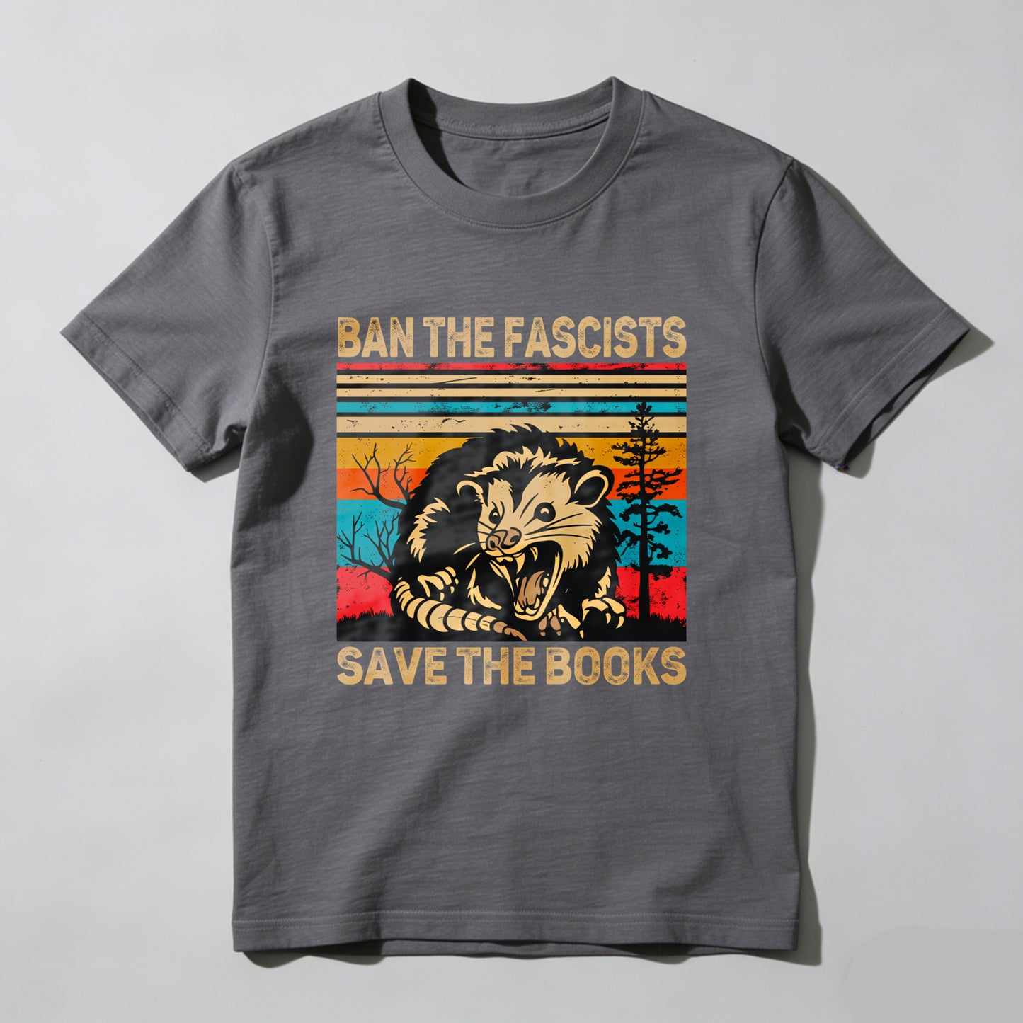 Wardrobecart Ban The Fascists Save The Books Unisex Classic T-shirt