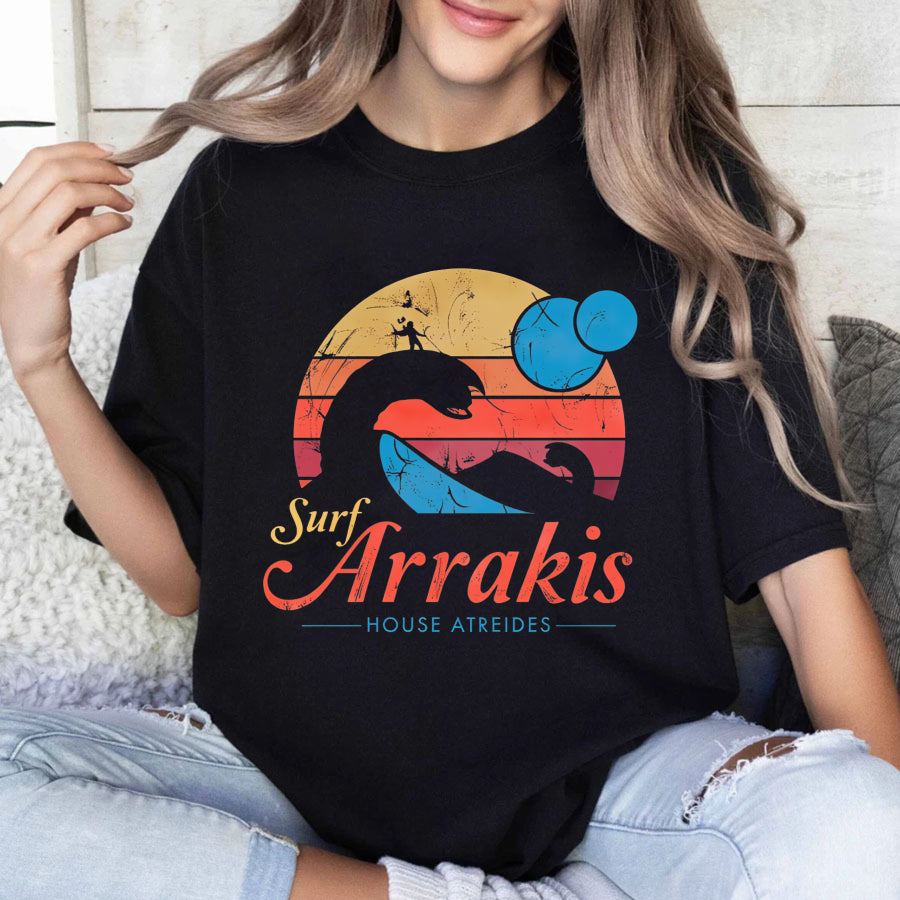 Wardrobecart Surf Arrakis House Atreides Desert Snake Sunset Unisex Classic T-shirt