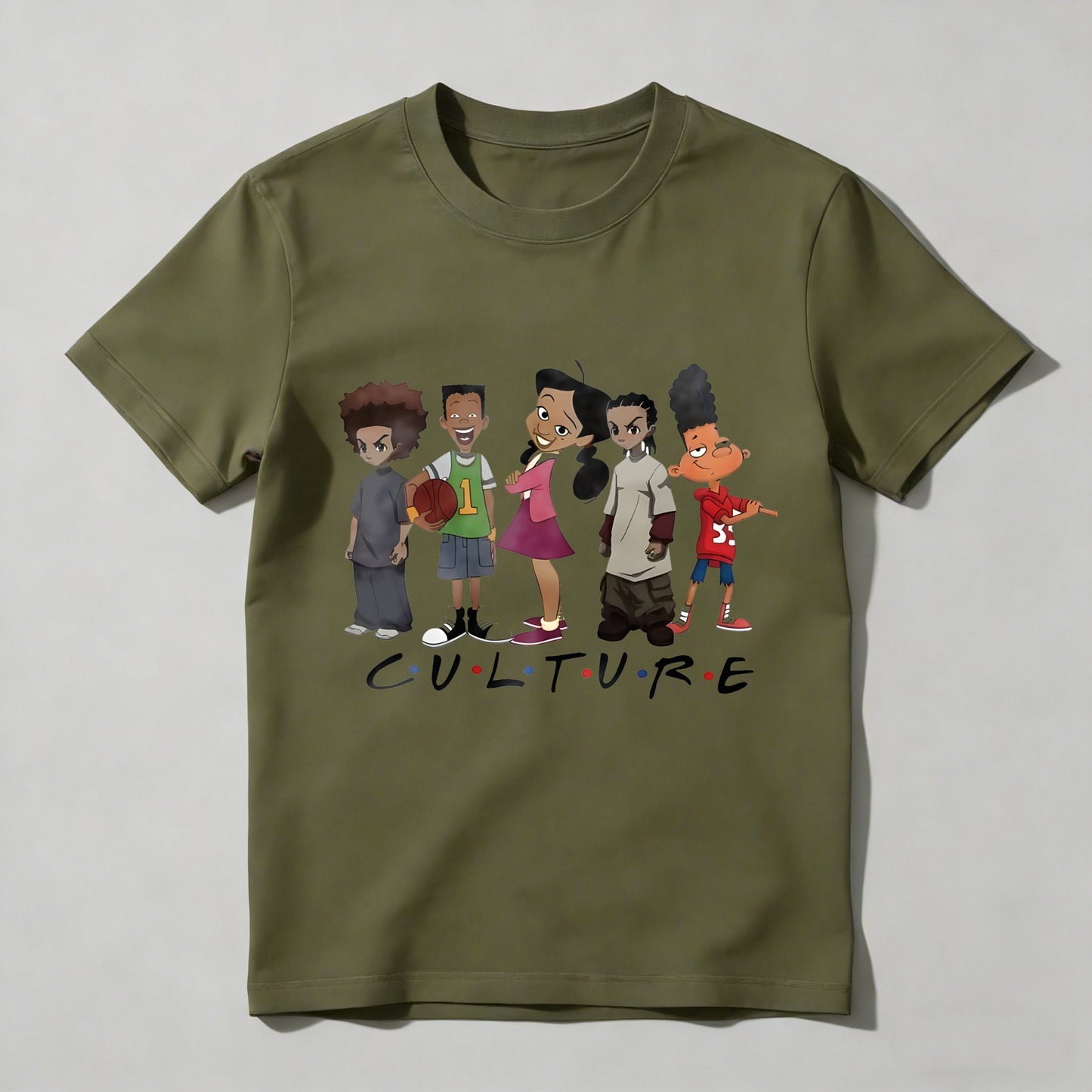 Cartoon Characters Culture T-shirt