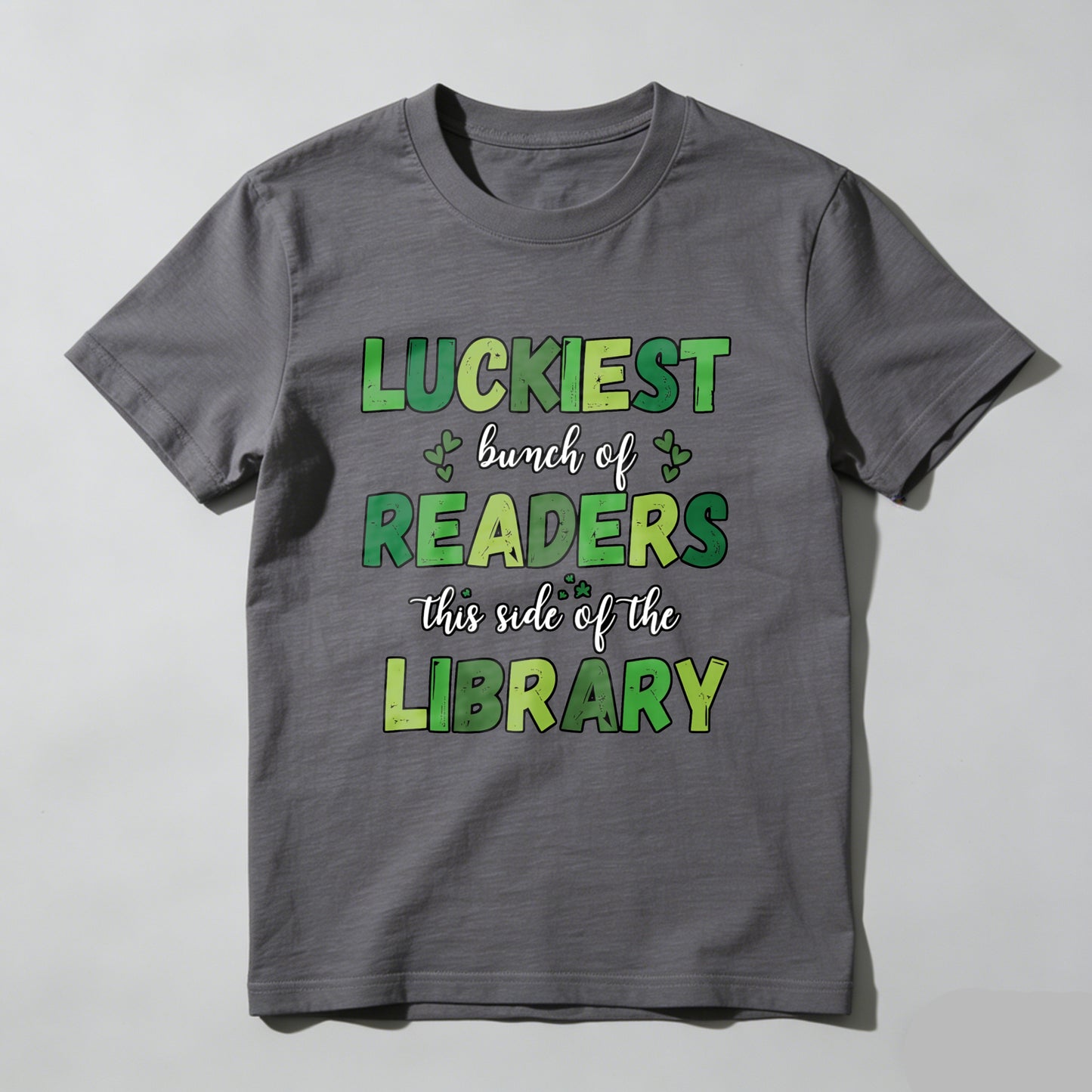 Wardrobecart Luckiest Bunch Of Readers This Side Of The Library Unisex Classic T-shirt