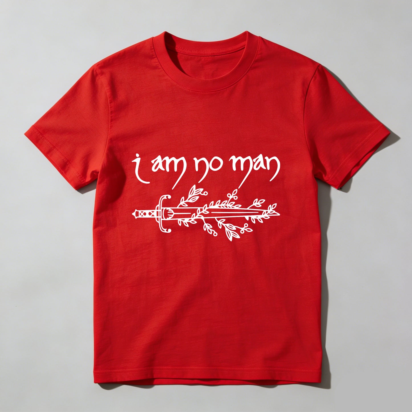 Wardrobecart I Am No Man Sword Design Unisex Classic T-shirt