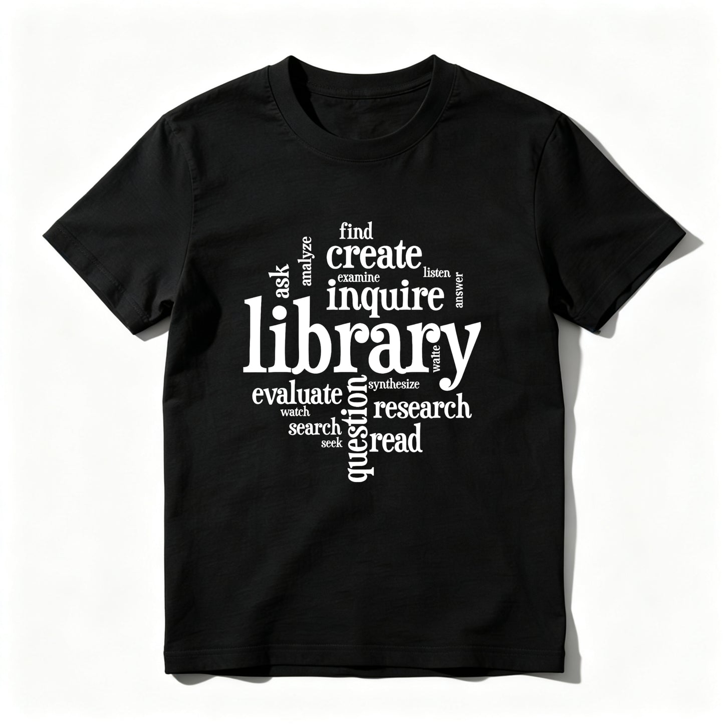 Wardrobecart Library Inquire Research Read Create Evaluate Ask Find Unisex Classic T-shirt