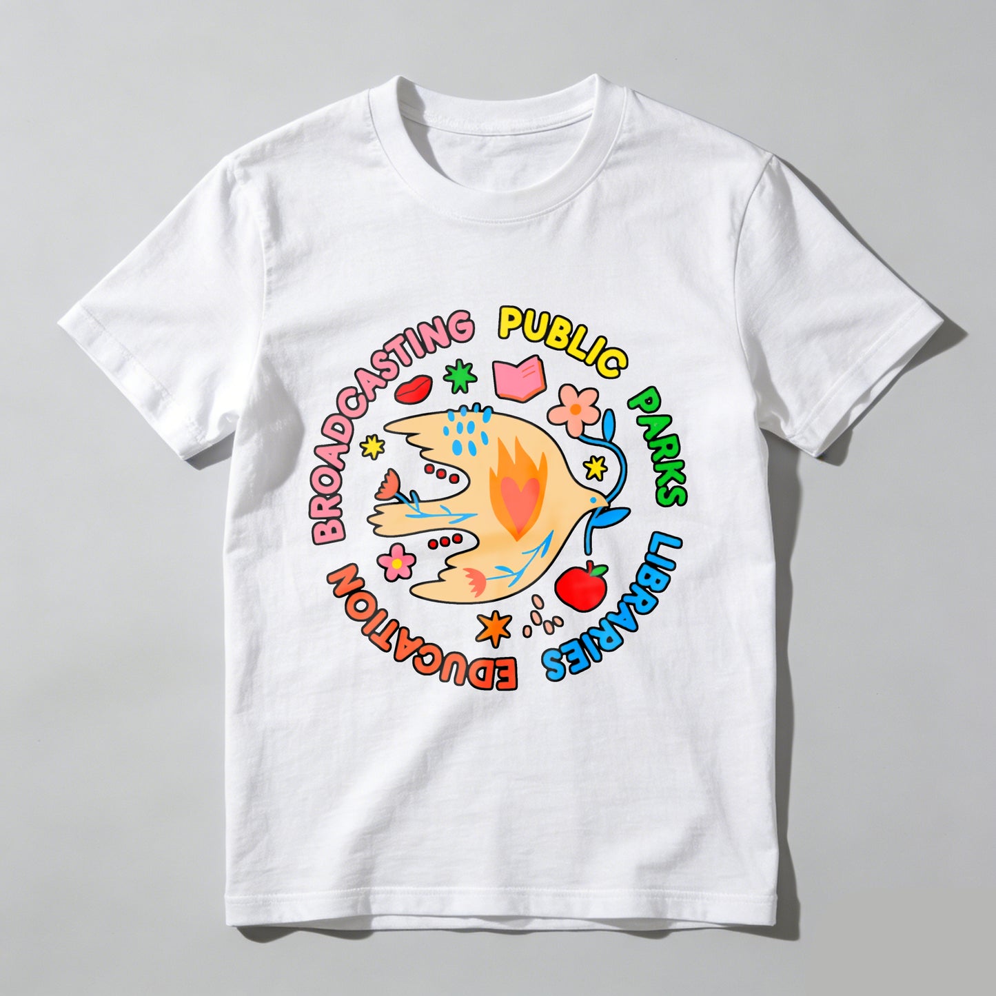 Wardrobecart Broadcasting Public Parks Libraries Education Unisex Classic T-shirt