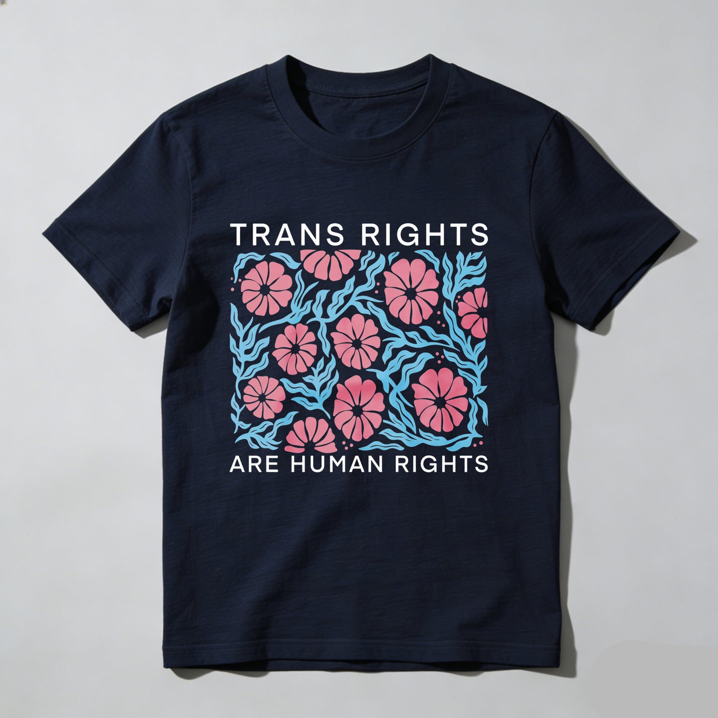 Wardrobecart Trans Rights Are Human Rights Unisex Classic T-shirt