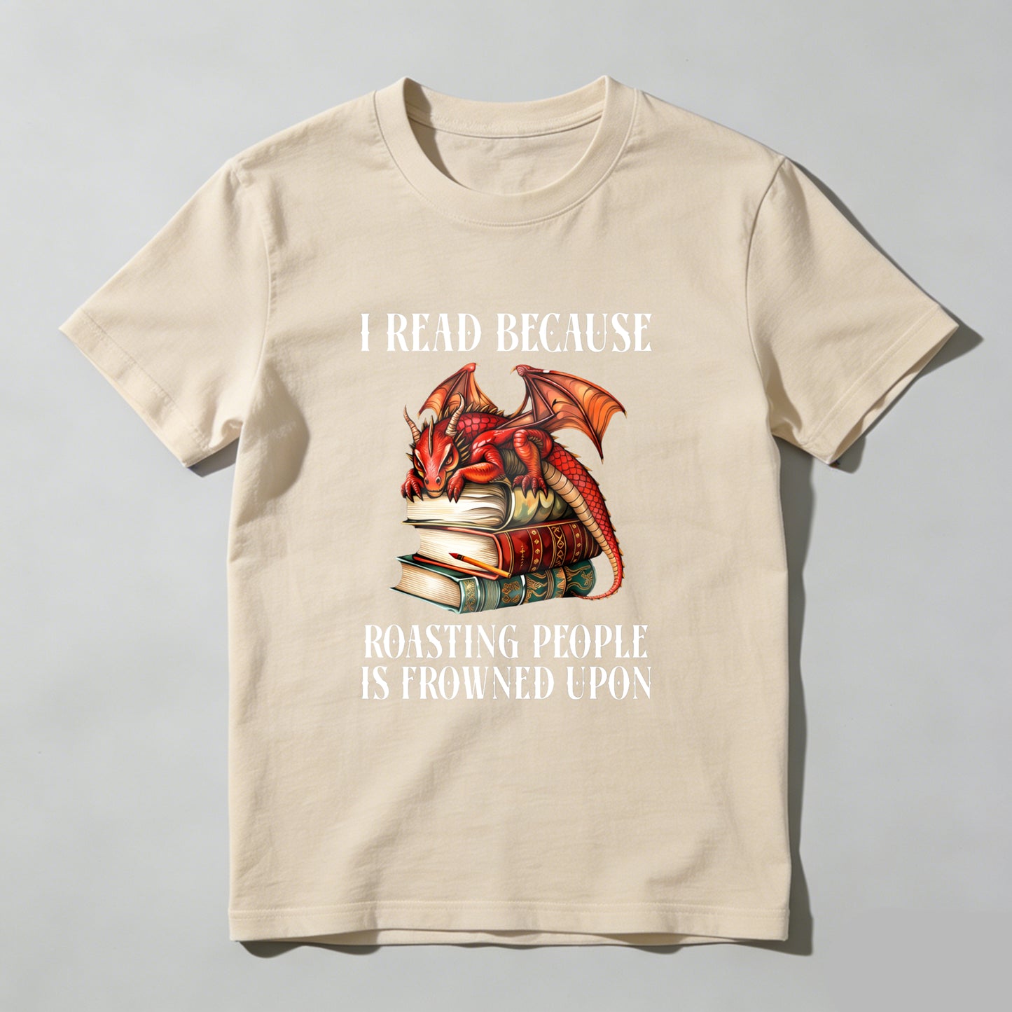 Wardrobecart I Read Because Roasting People Is Frowned Upon Unisex Classic T-shirt