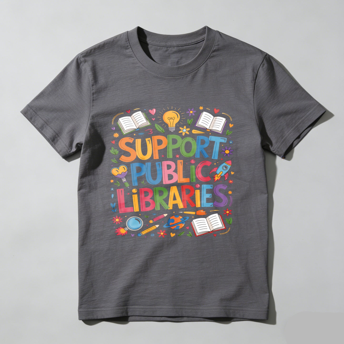 Wardrobecart Support Public Libraries Unisex Classic T-shirt