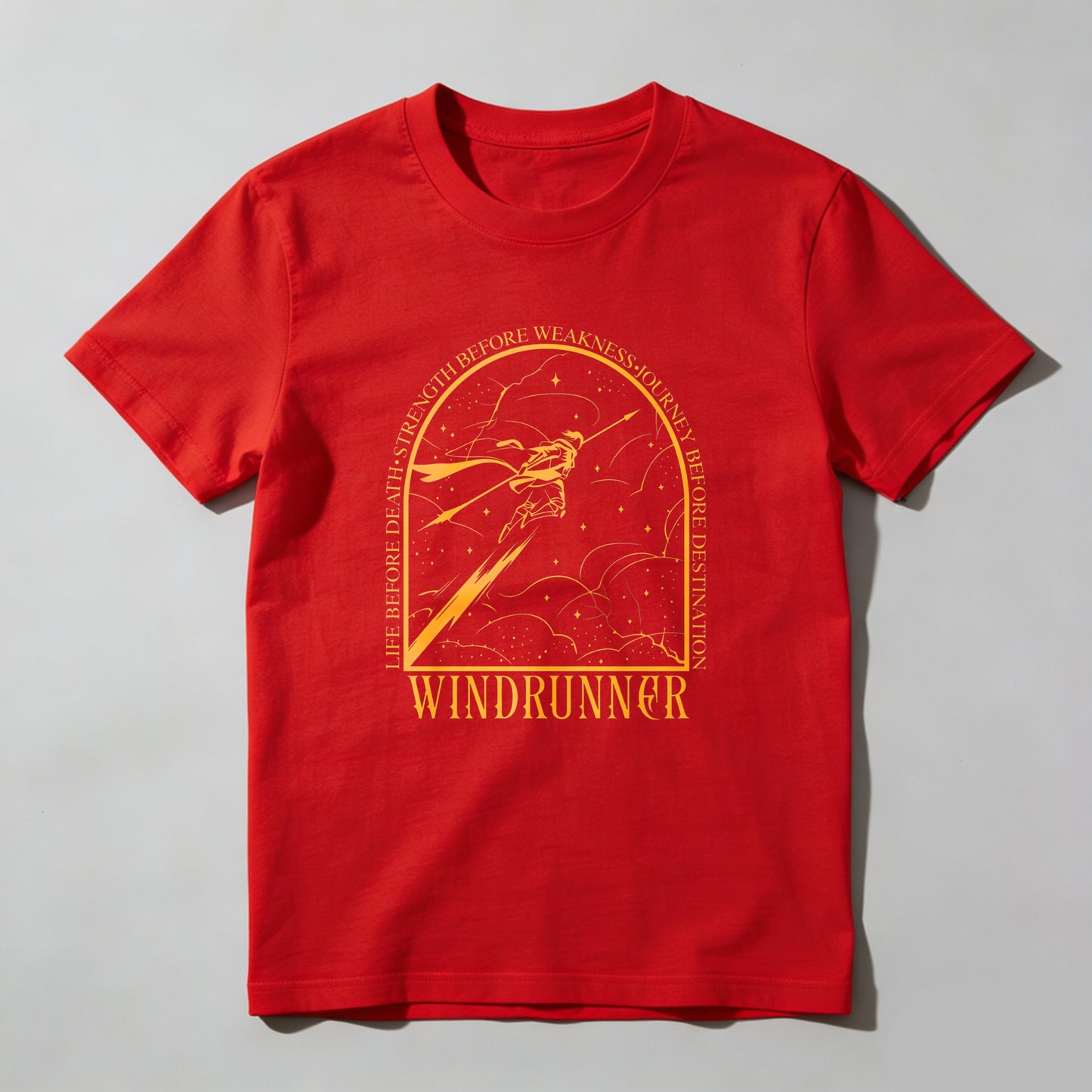 Wardrobecart Windrunner Before Death Strength Before Weakness Unisex Classic T-shirt