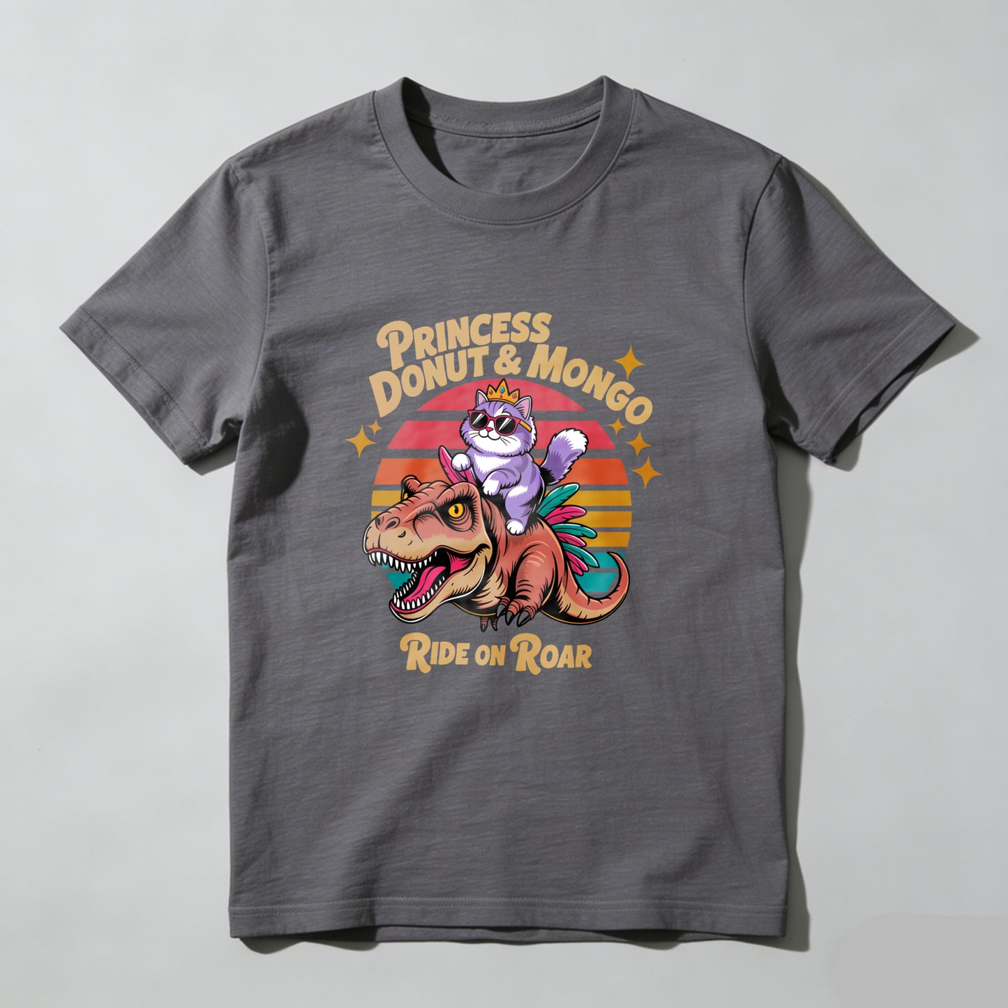 Wardrobecart Princess Donut And Mongo Ride On Roar Unisex Classic T-shirt