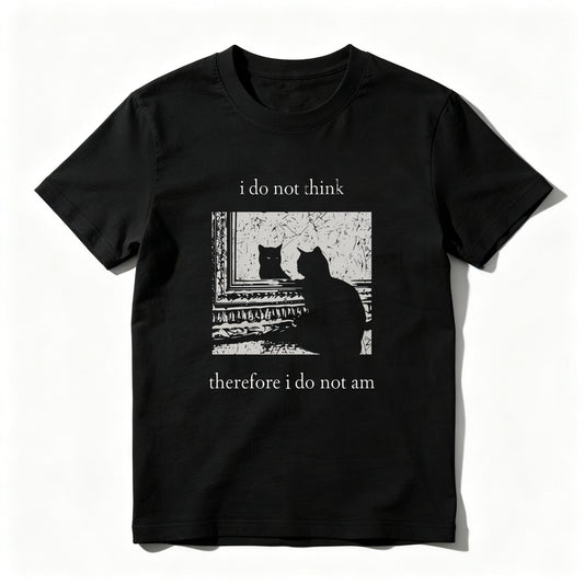 Wardrobecart I Do Not Think Therefore I Do Not Am Unisex Classic T-shirt