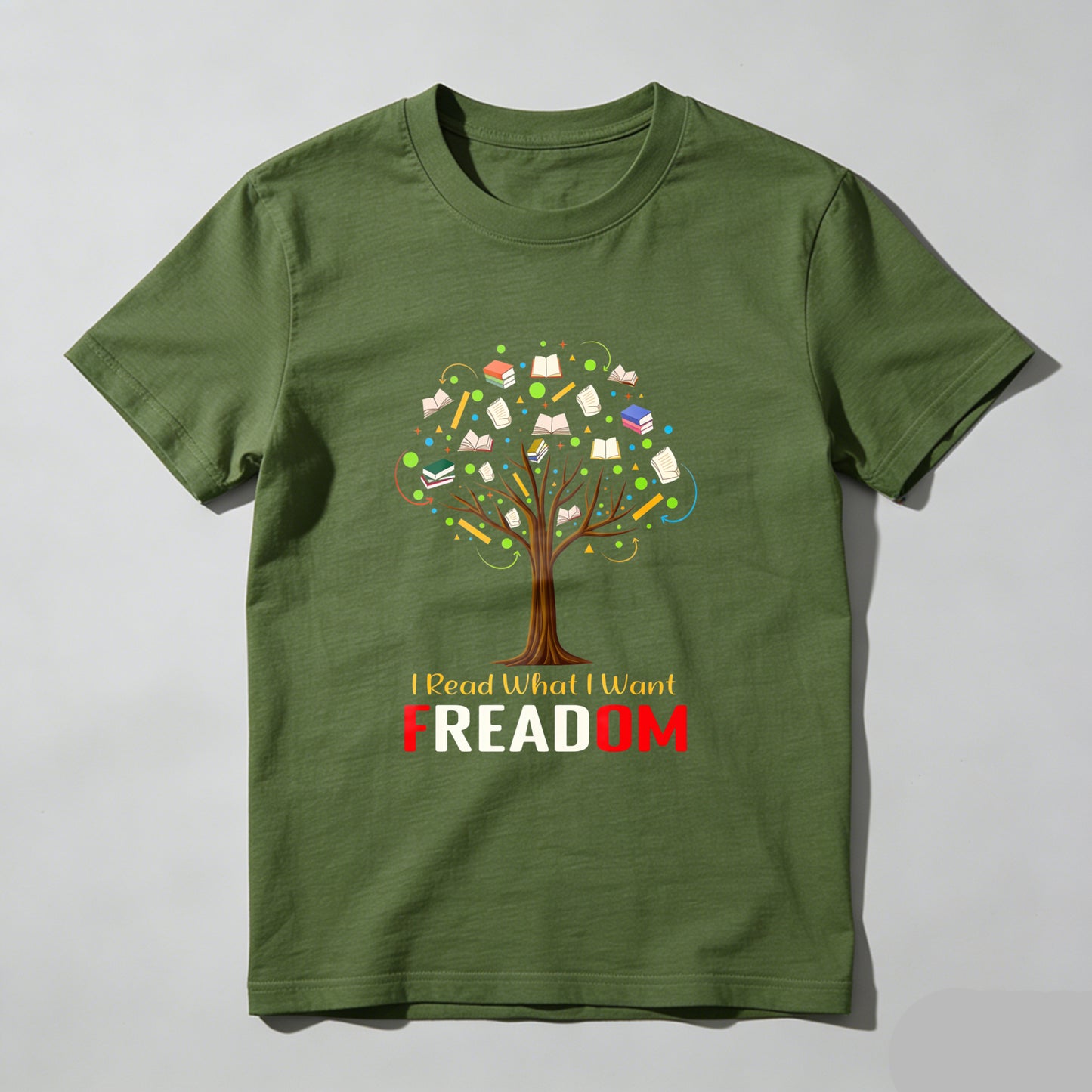 Wardrobecart I Read What I Want Freadom Tree Books Unisex Classic T-shirt