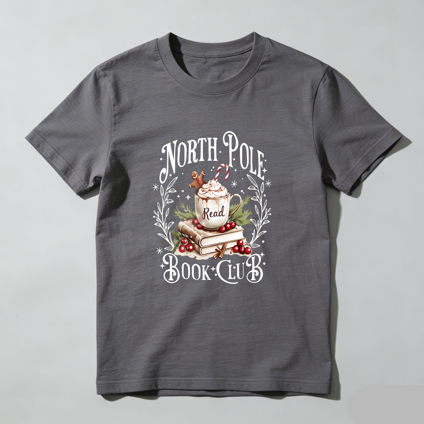 Wardrobecart North Pole Book Club Christmas Reading Theme Unisex Classic T-shirt