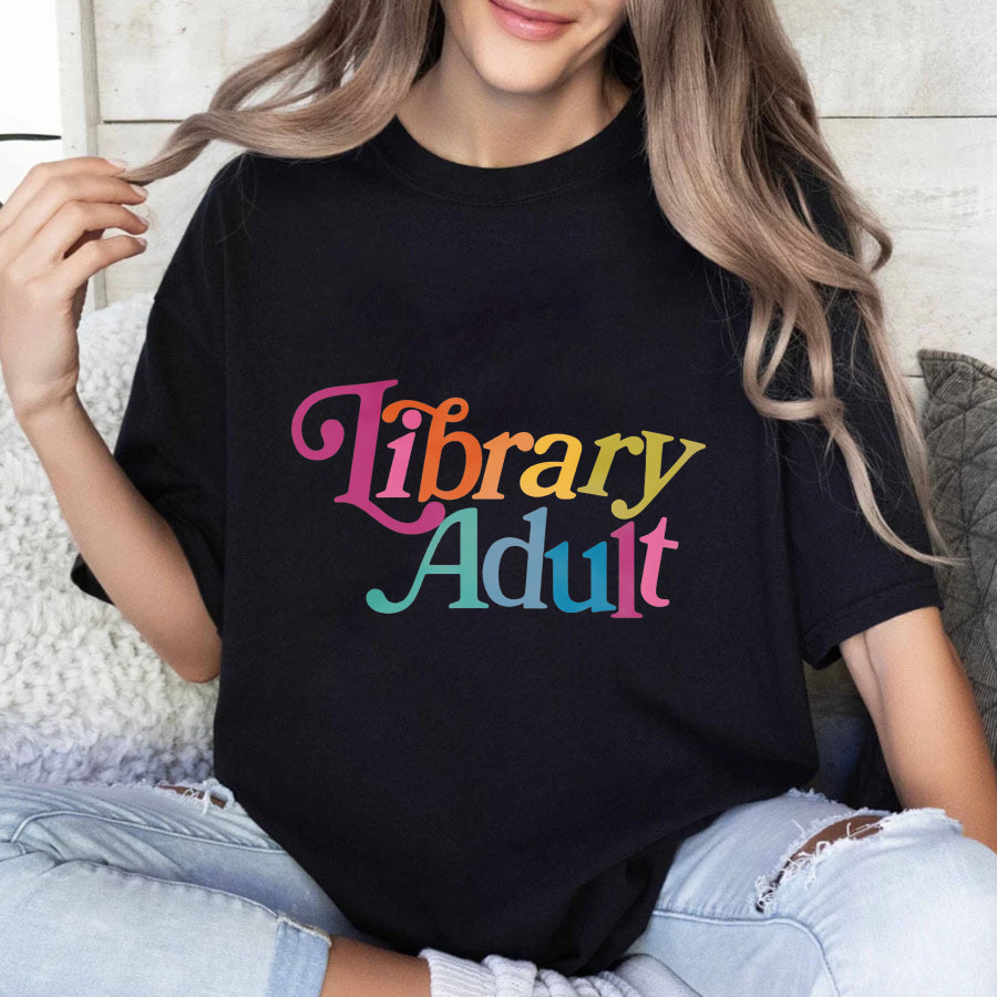Wardrobecart Library Adult Unisex Classic T-shirt