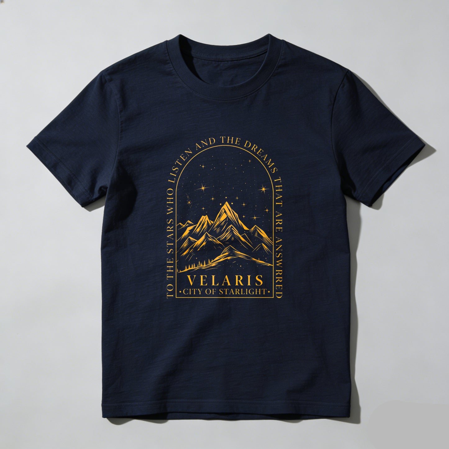 Wardrobecart To The Stars Who Listen And The Dreams That Are Answered Velaris City Of Starlight Unisex Classic T-shirt