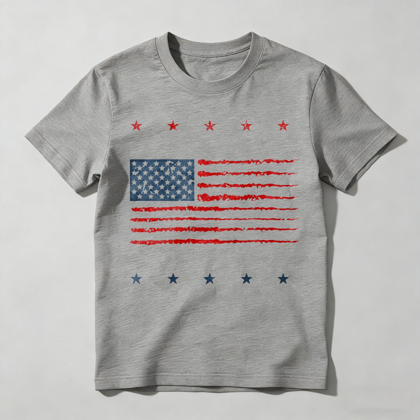 American Flag Design With Stars And Stripes T-shirt