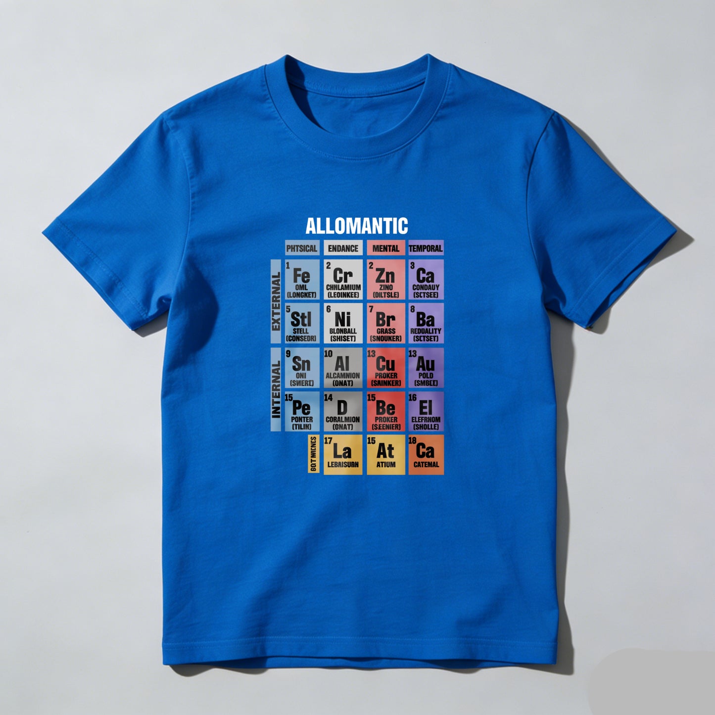 Wardrobecart Allomantic Elemental Periodic Table Design Unisex Classic T-shirt