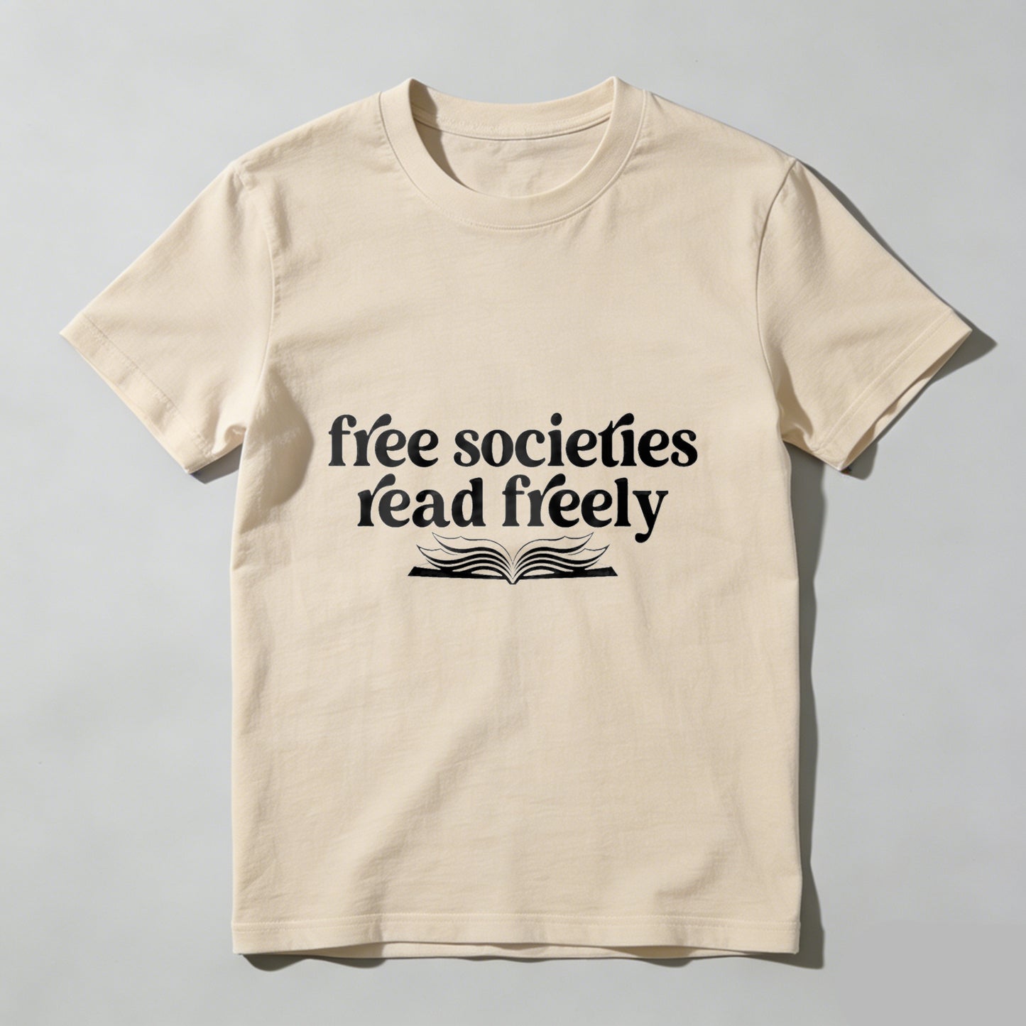 Wardrobecart Free Societies Read Freely Book Unisex Classic T-shirt