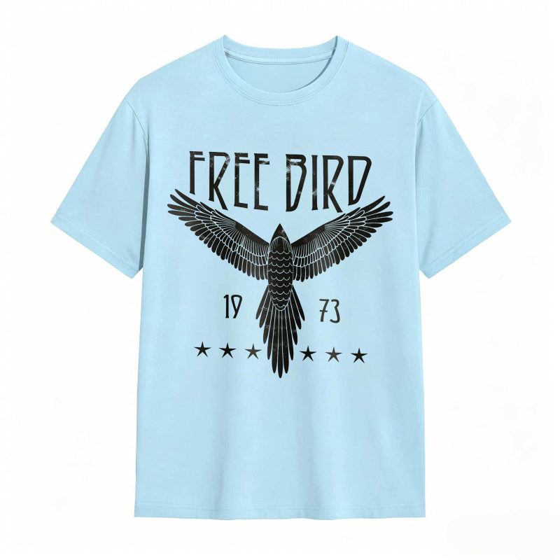 Free Bird Eagle 1973 Stars Design Unisex Classic T-shirt