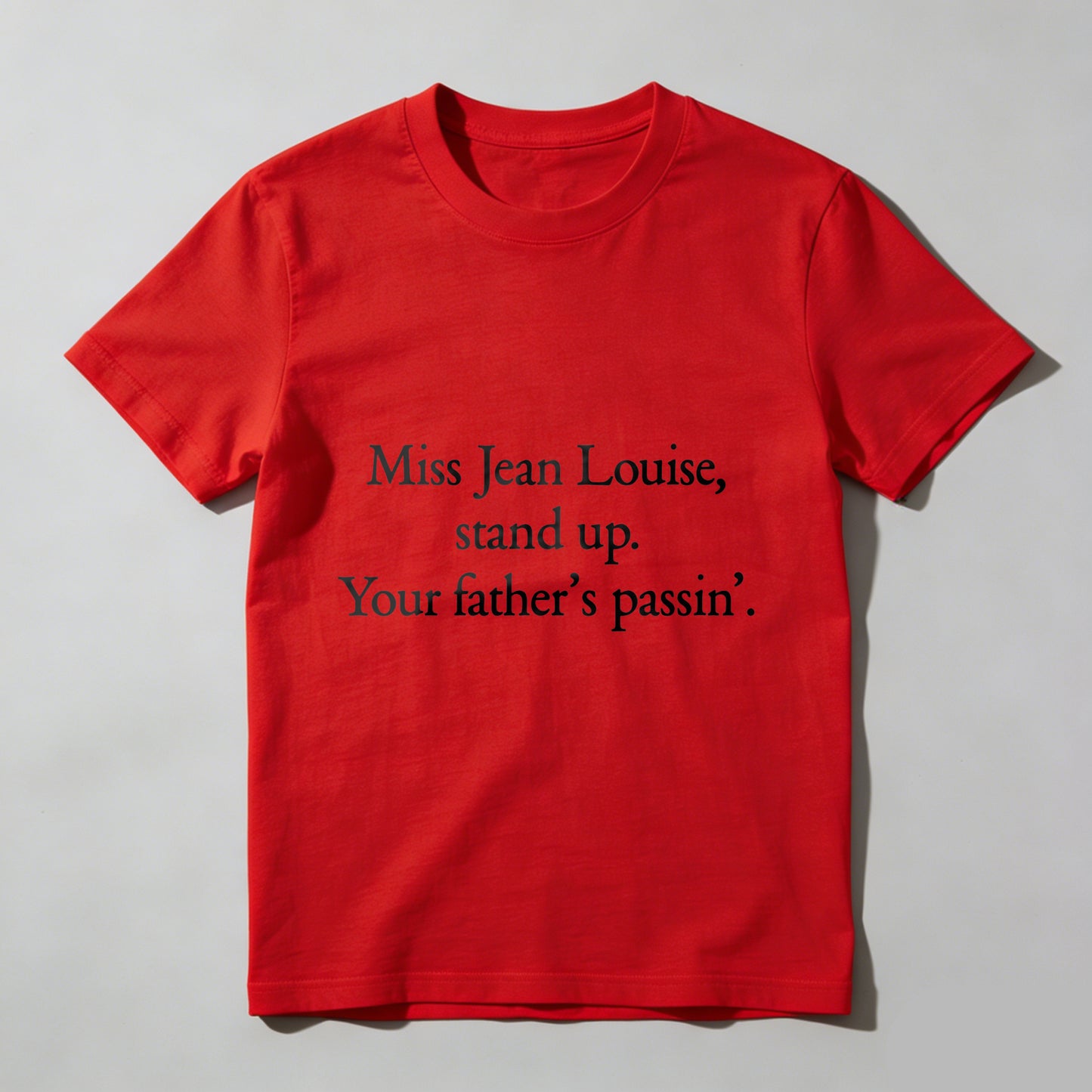 Wardrobecart Miss Jean Louise Stand Up Your Fathers Passin Unisex Classic T-shirt