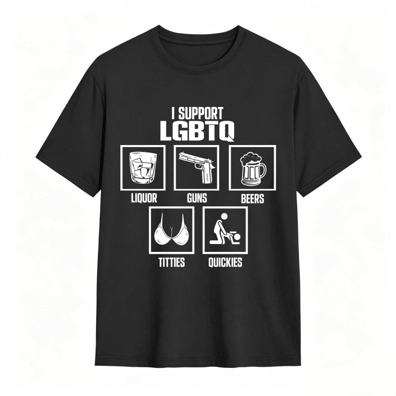 I Support LGBTQ Shirt Funny Meme Shirt