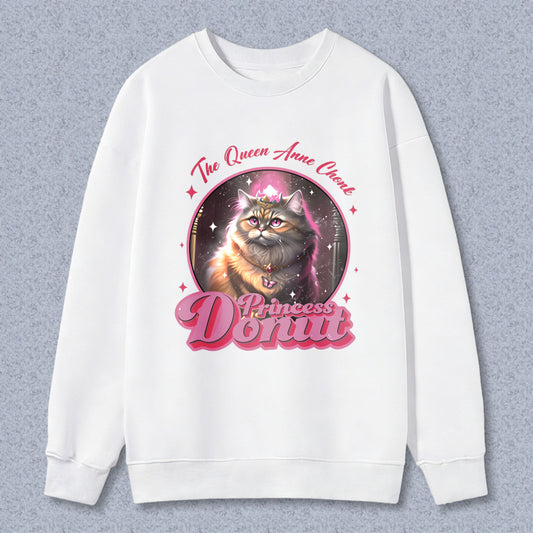 Wardrobecart Cat Princess Dorut The Queen Anne Chant Unisex Classic Sweatshirt