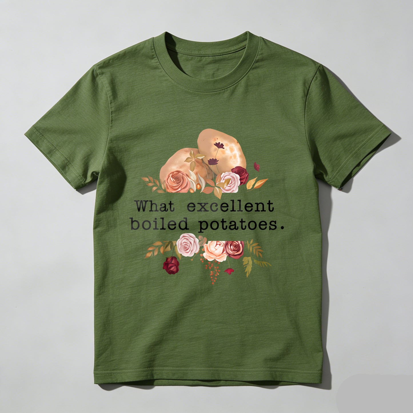 Wardrobecart What Excellent Boiled Potatoes Flowers Potatoes Unisex Classic T-shirt