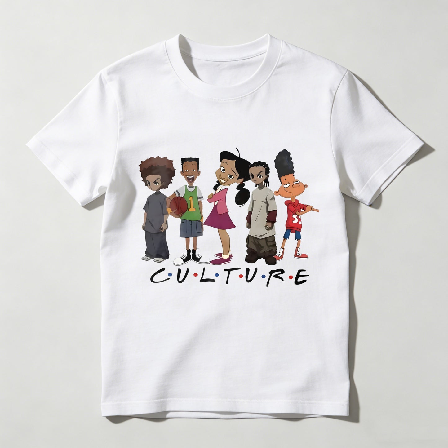 Cartoon Characters Culture T-shirt