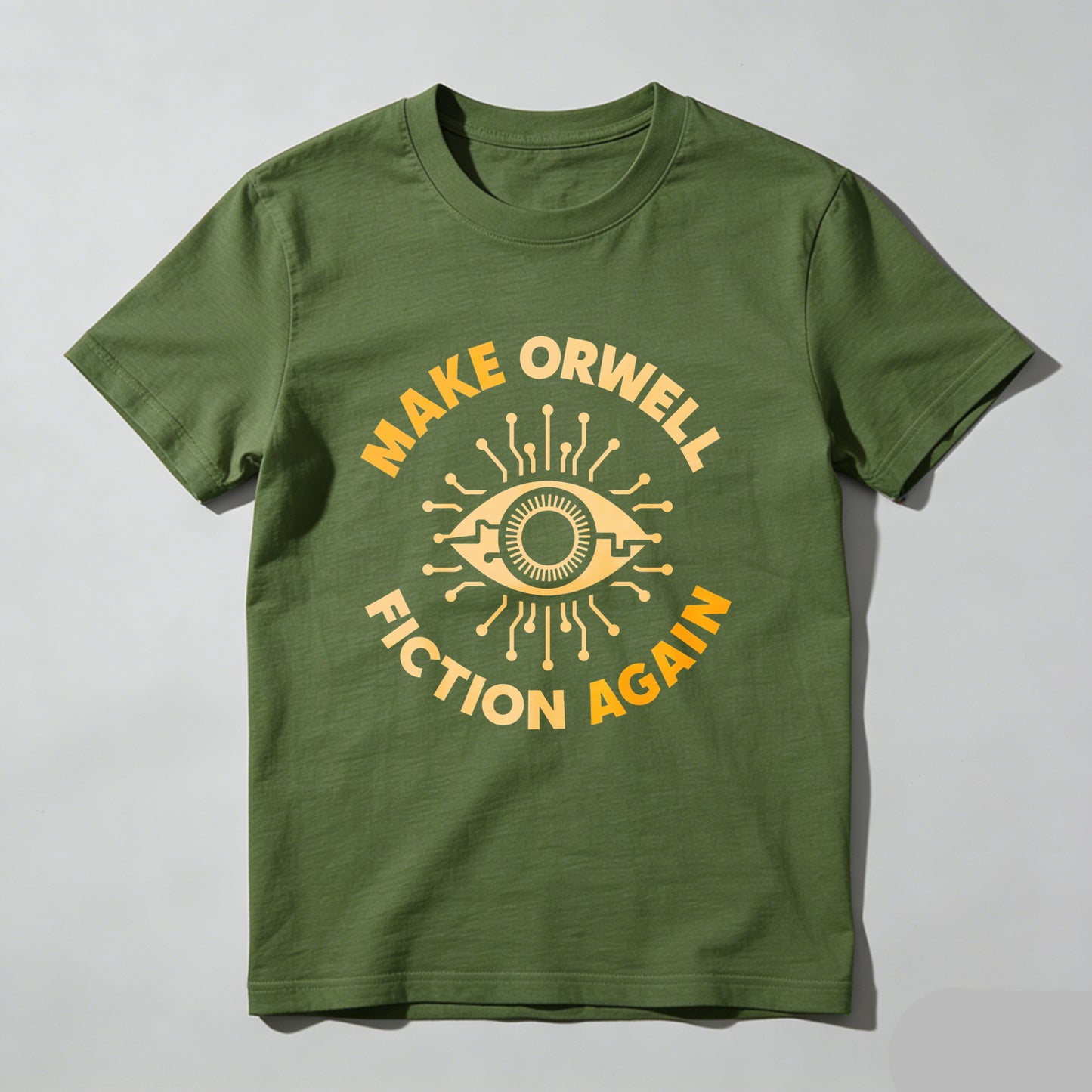 Wardrobecart Make Orwell Fiction Again Eye Symbol Unisex Classic T-shirt