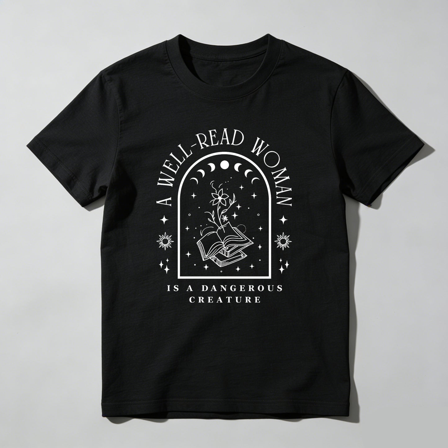 Wardrobecart A Well Read Woman Is A Dangerous Creature Unisex Classic T-shirt