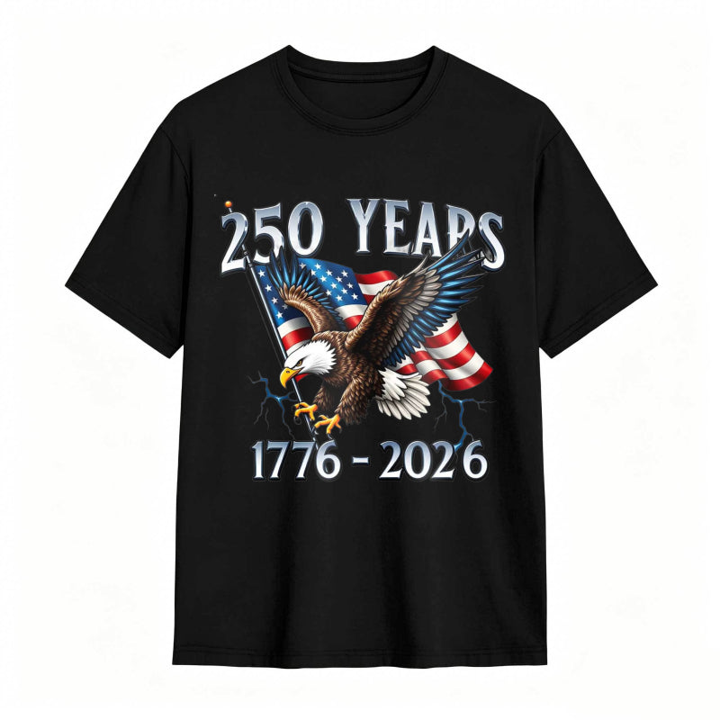 American Eagle Independence Day 250 Years 1776-2026 T-Shirt
