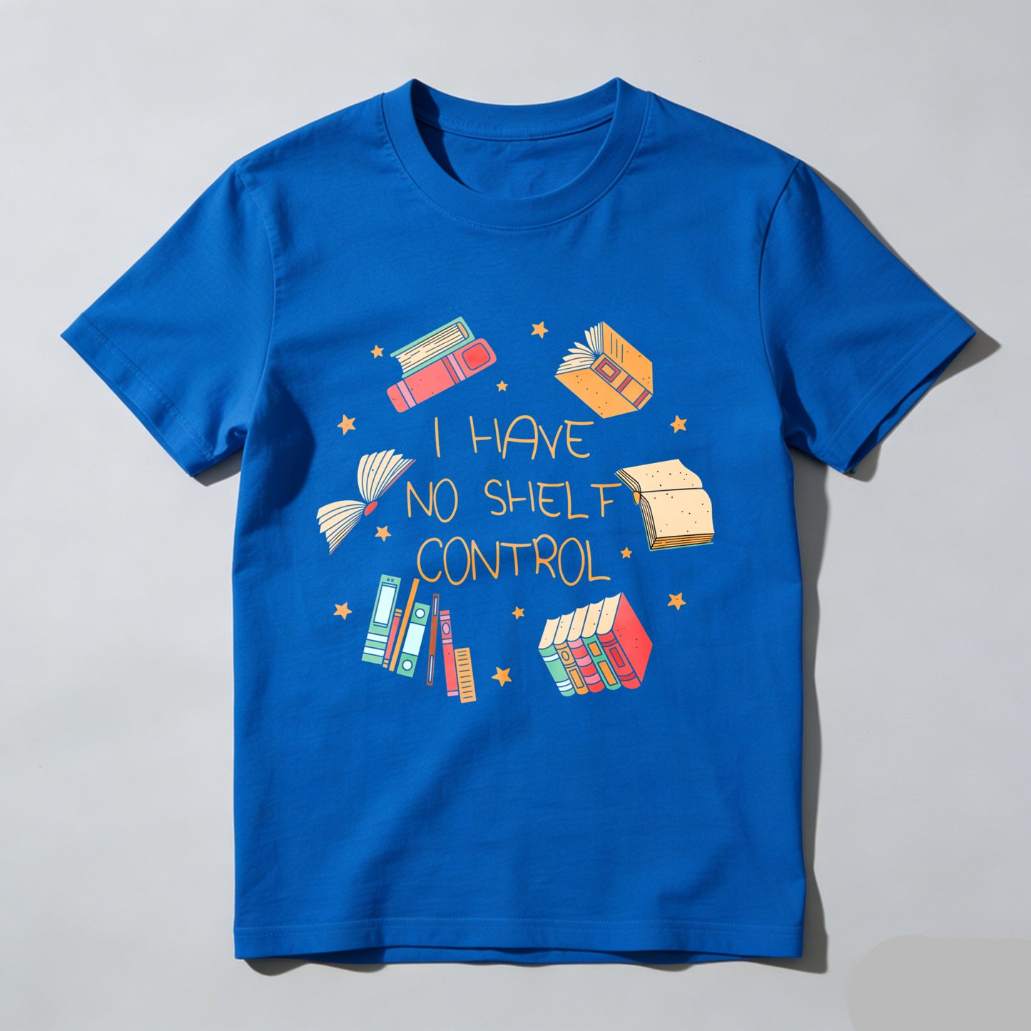 Wardrobecart Book Lover I Have No Shelf Control Design Unisex Classic T-shirt