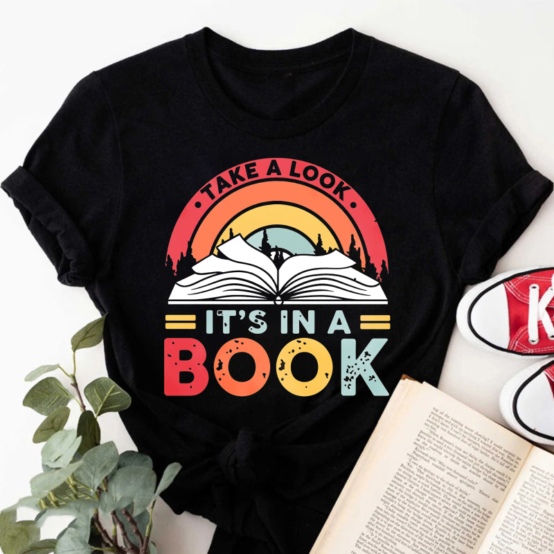 Wardrobecart Take A Look Its In A Book Unisex Classic T-shirt