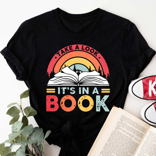 Wardrobecart Take A Look Its In A Book Unisex Classic T-shirt