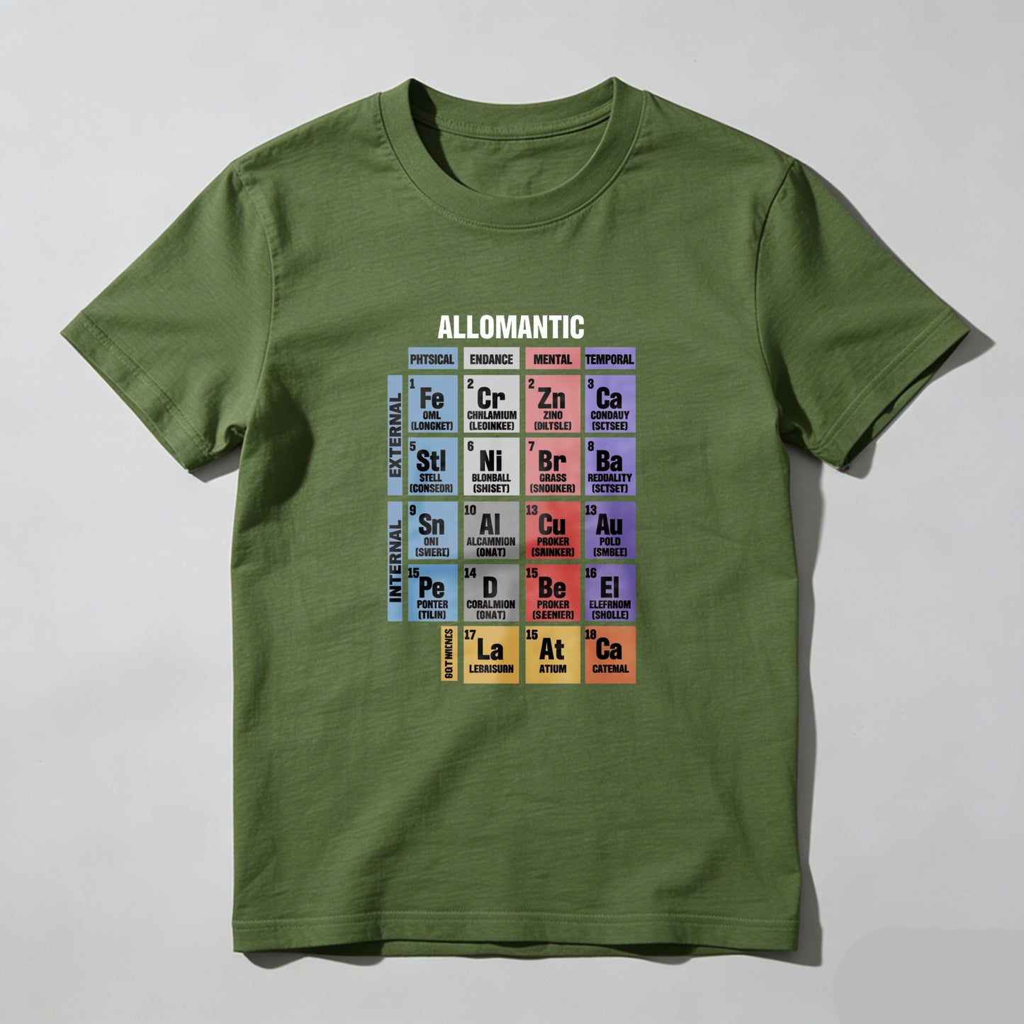 Wardrobecart Allomantic Elemental Periodic Table Design Unisex Classic T-shirt