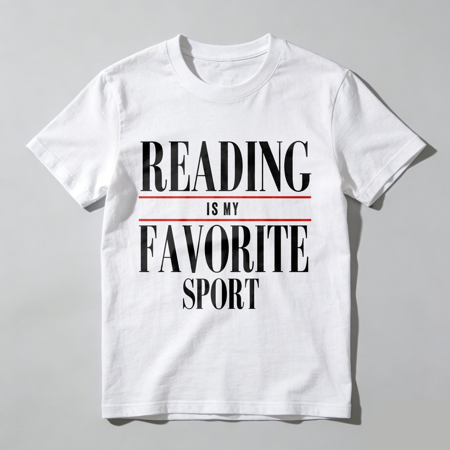 Wardrobecart Reading Is My Favorite Sport Unisex Classic T-shirt