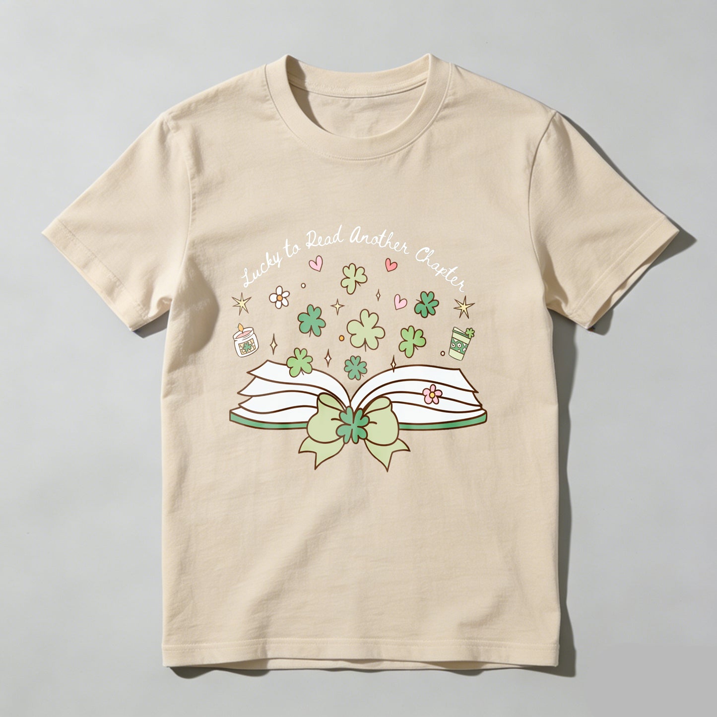 WardrobecartOpen Book With Flowers And Stars Unisex Classic T-shirt