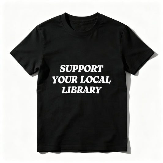 Wardrobecart Support Your Local Library Unisex Classic T-shirt