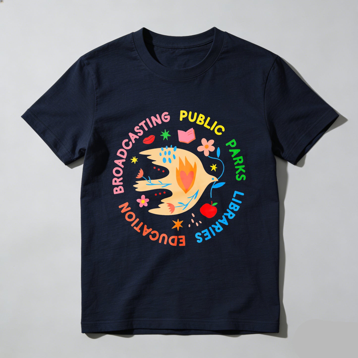 Wardrobecart Broadcasting Public Parks Libraries Education Unisex Classic T-shirt