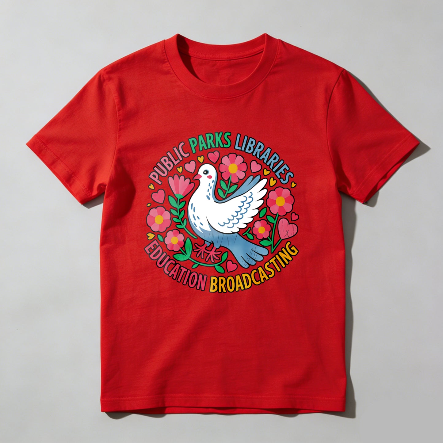 Wardrobecart Public Parks Libraries Education Broadcasting Unisex Classic T-shirt