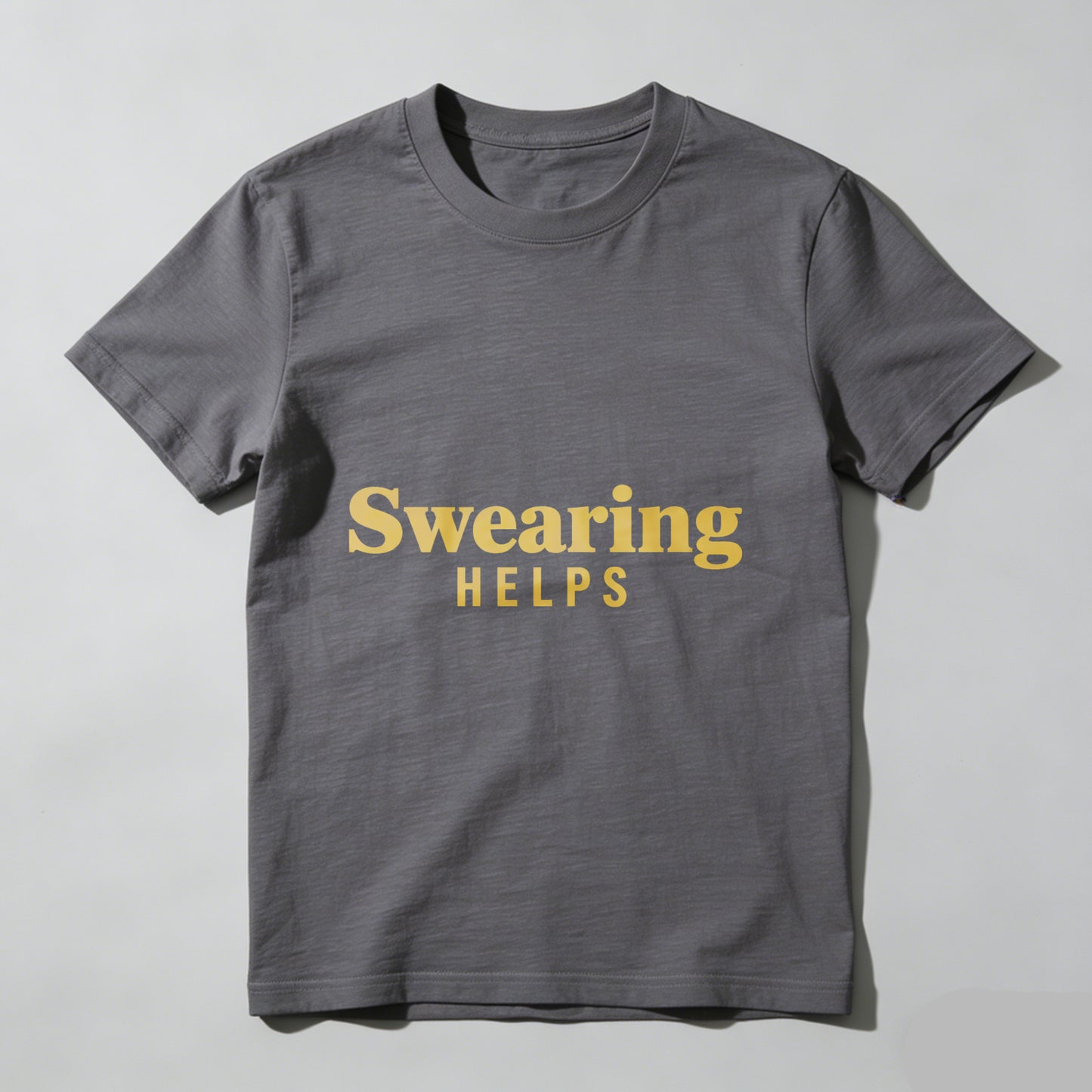 Swearing Helps T Shirt Funny Sassy Statement Graphic Tee For Men Women Casual Wear WOMEN