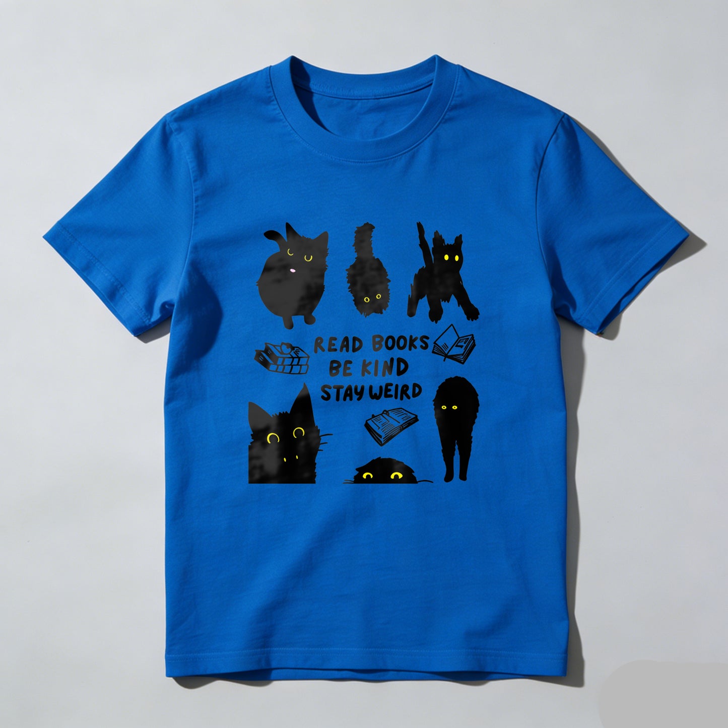 Wardrobecart Cats Books Kindness Weirdest Reading Fun Unisex Classic T-shirt
